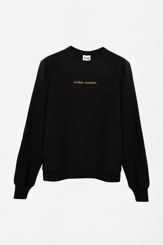 BASIC EMBROIDERED SWEATSHIRT