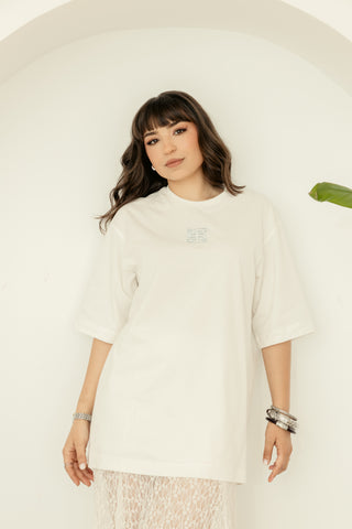 THE MEDITERRANEAN DREAM OFF-WHITE T-SHIRT