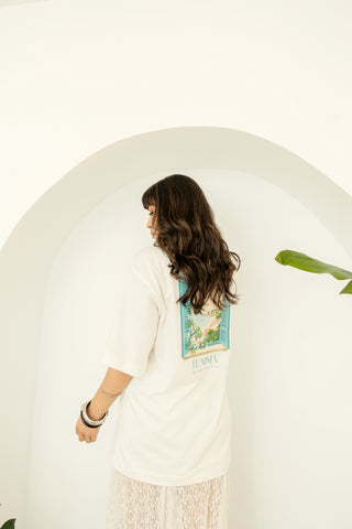 THE MEDITERRANEAN DREAM OFF-WHITE T-SHIRT