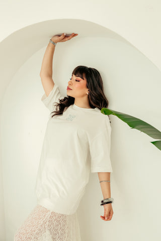 THE MEDITERRANEAN DREAM OFF-WHITE T-SHIRT