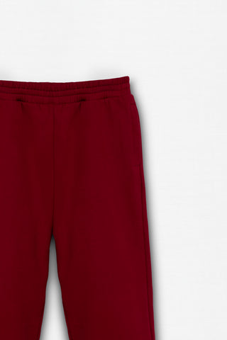 BURGUNDY JOGGER PANTS